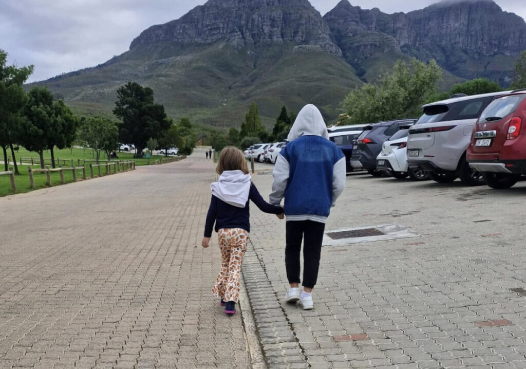 I love taking my family out for a hike with the stunning Helderberg mountains in the background, making the most of outdoor fitness opportunities during Somerset West’s winter months.
